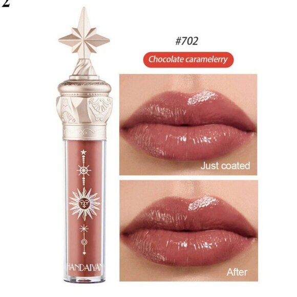 Handaiyan Mirror Water Lip Gloss Moisturizing Little Star Stick Lipstick 702 - Picture 1 of 2